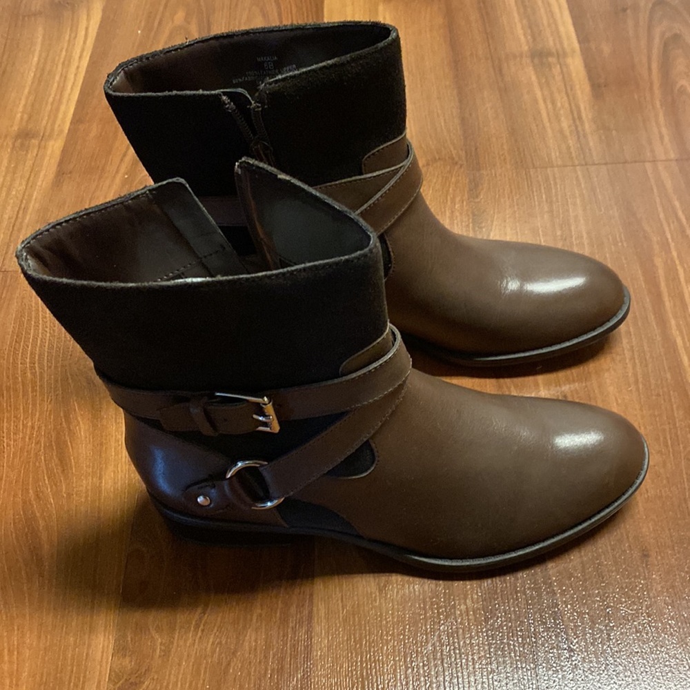 Ralph Lauren Makalia Brown Boots - Picture 2 of 5